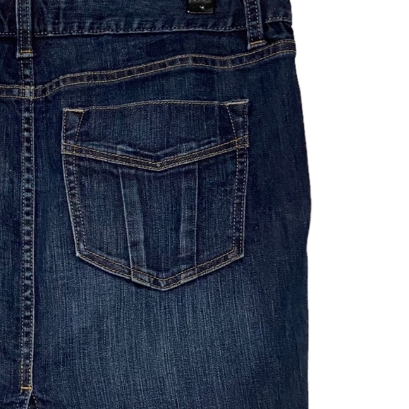 Gap Jeans Limited Edition Women’s Jean Skirt Dark Wash Blue - Picture 11 of 16